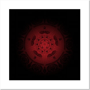 Large Mixed Themed Mandala Fade Out Posters and Art